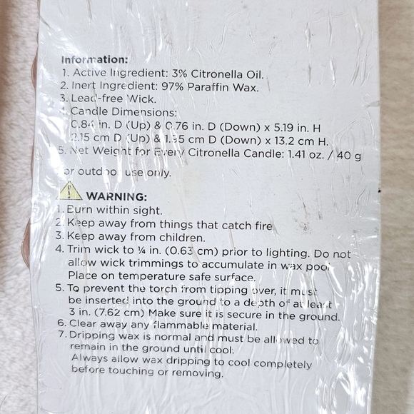 🎉BOGO🎉2 Packs Citronella Candles - Picture 3 of 4